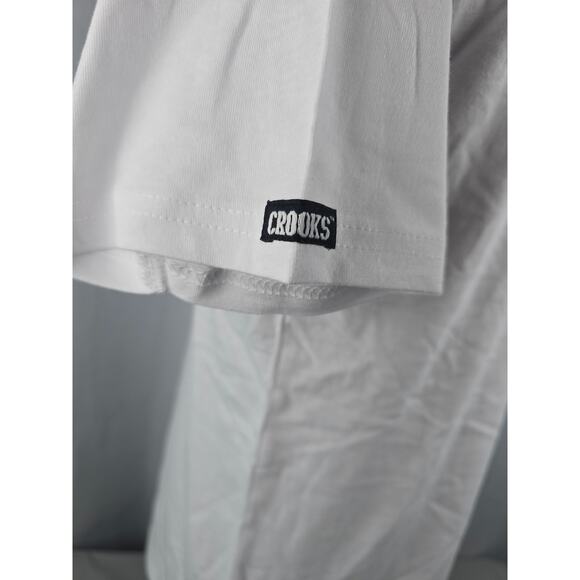 Crooks & Castles White Graphic T-Shirt Size Medium NWT - Picture 7 of 11